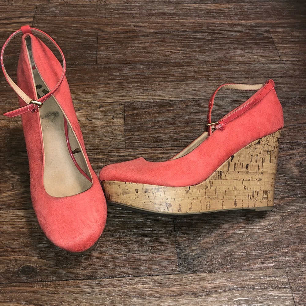 Pink suede shoes